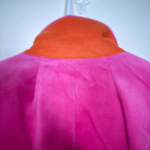 NWTJ.Crew Parke Blazer Womens Size 18 Pink Velvet Single-Button Jacket Lined - Picture 8 of 16